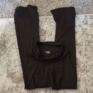 Aerie brown flare pants